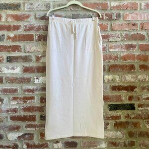 NY Jeans Women's Winter Pencil Skirt, Vintage, Elastic Waist, Side Zips, Size M.